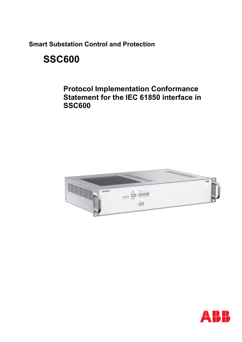 ABB 1MRS758924 cut sheet — first page