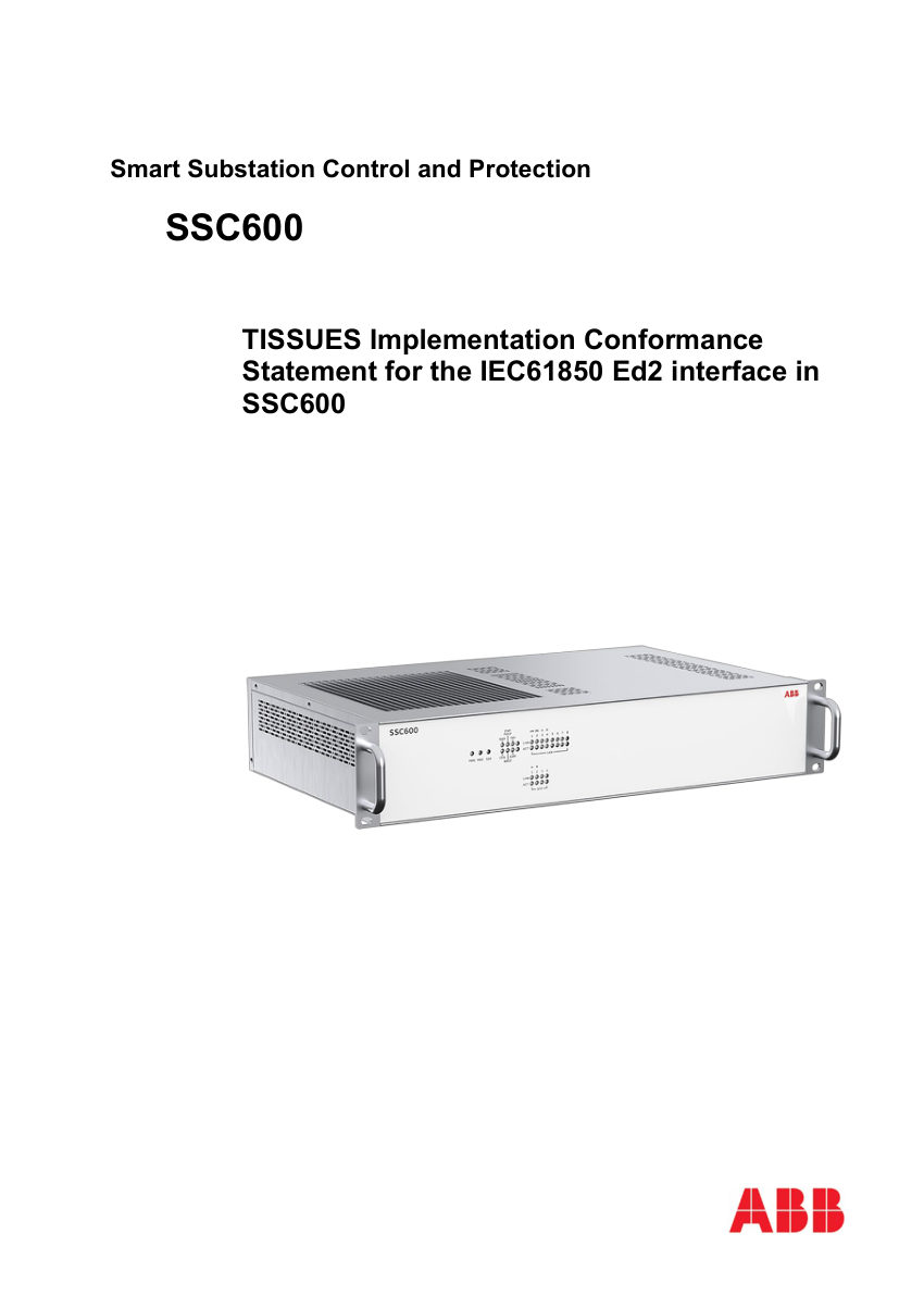 ABB 1MRS758925 cut sheet — first page