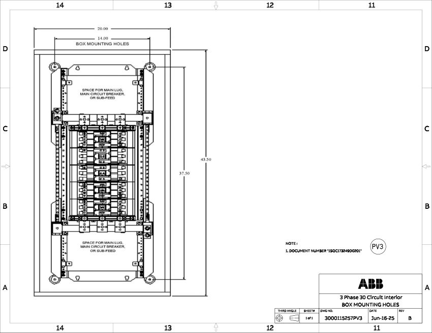 ABB 1SQC173249D0201 cut sheet — first page