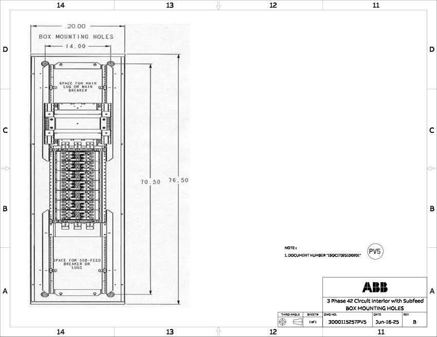 ABB 1SQC173251D0201 cut sheet — first page