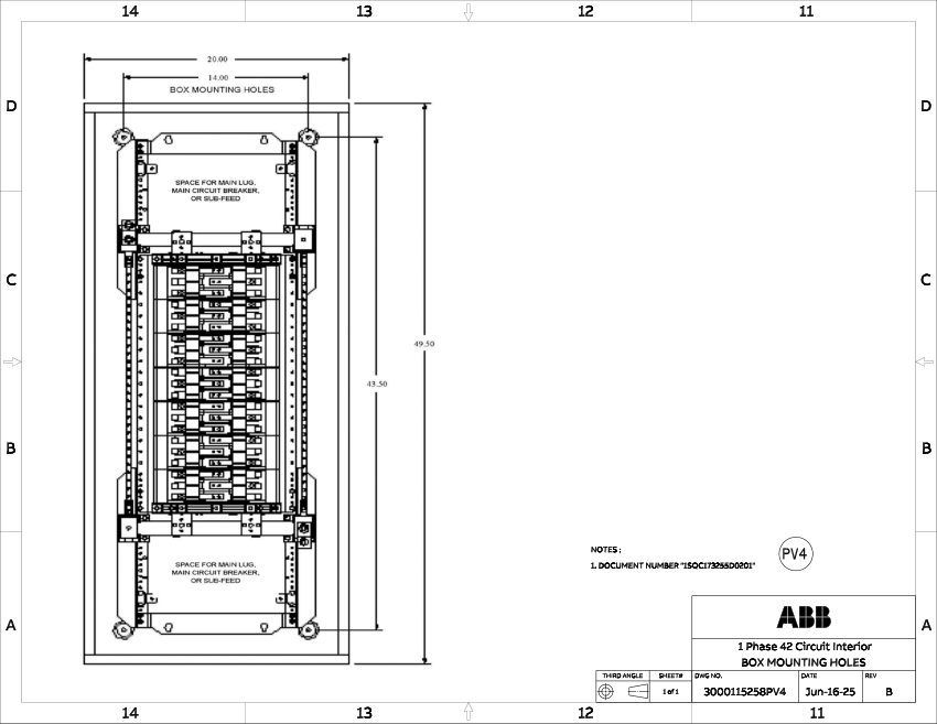 ABB 1SQC173255D0201 cut sheet — first page