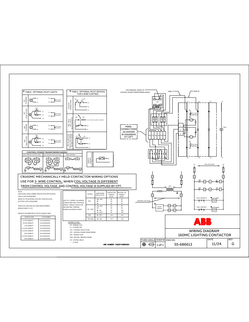 ABB 1SQC911068D0201 cut sheet — first page