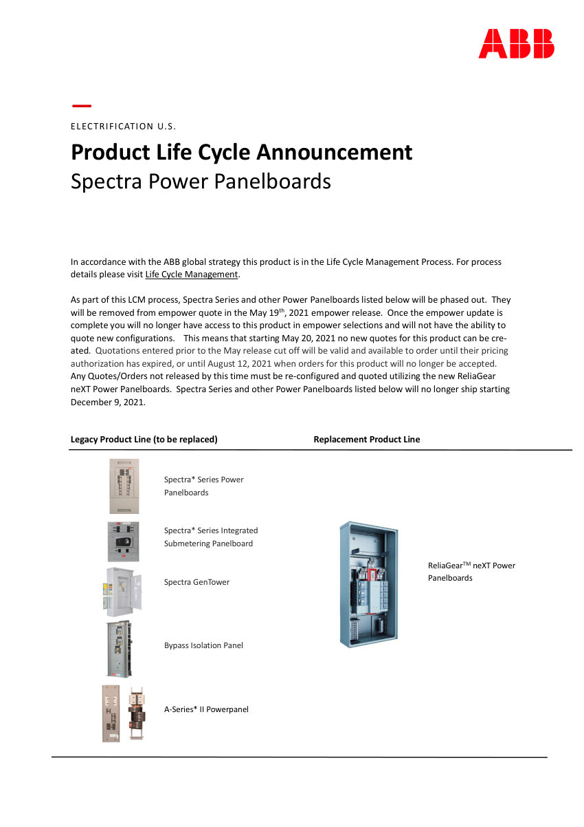 ABB 1SXU900298G0201 cut sheet — first page