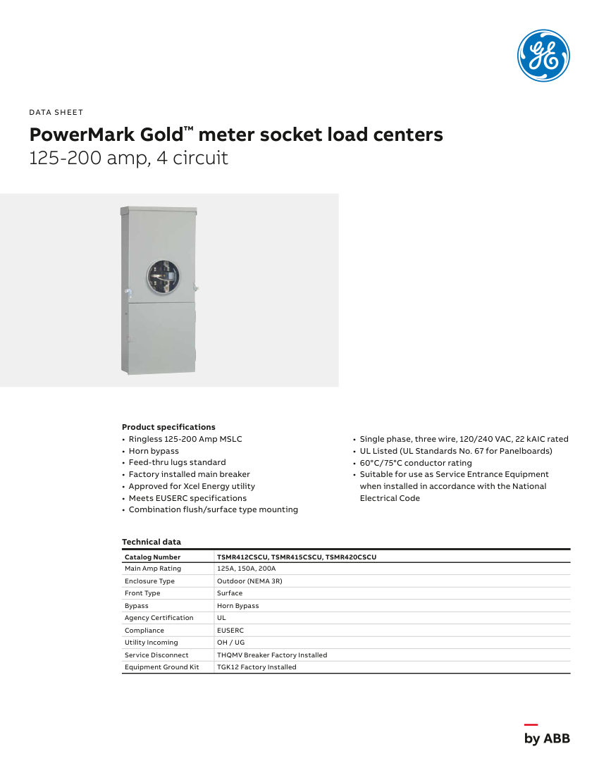 ABB 1TQC183200E0003 - DET427A cut sheet — first page