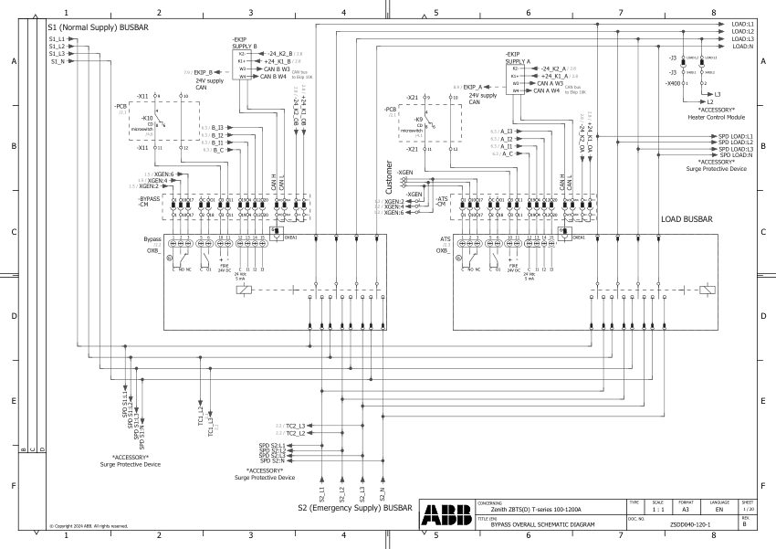 ABB 9AKK108466A2338 cut sheet — first page