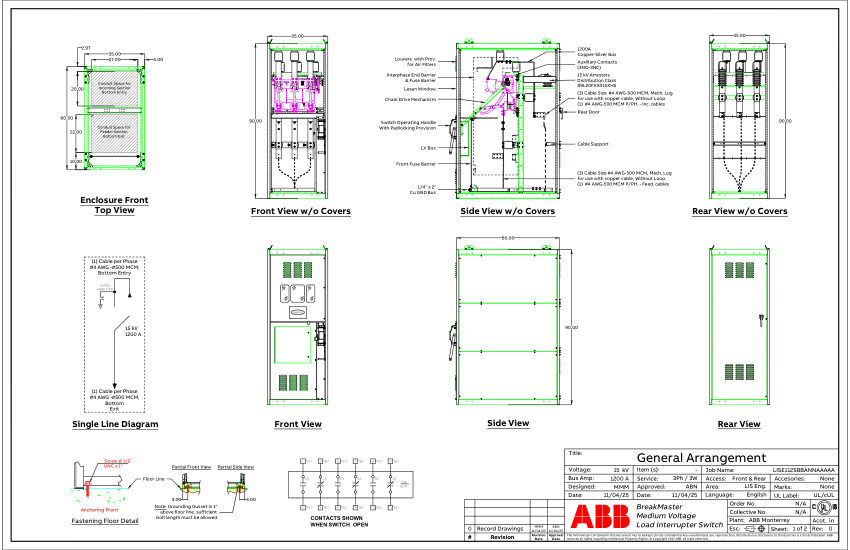 ABB 9AKK108472A6944 cut sheet — first page
