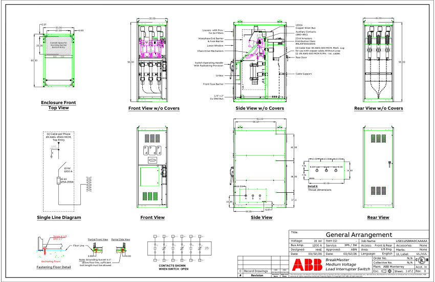 ABB 9AKK108472A6947 cut sheet — first page