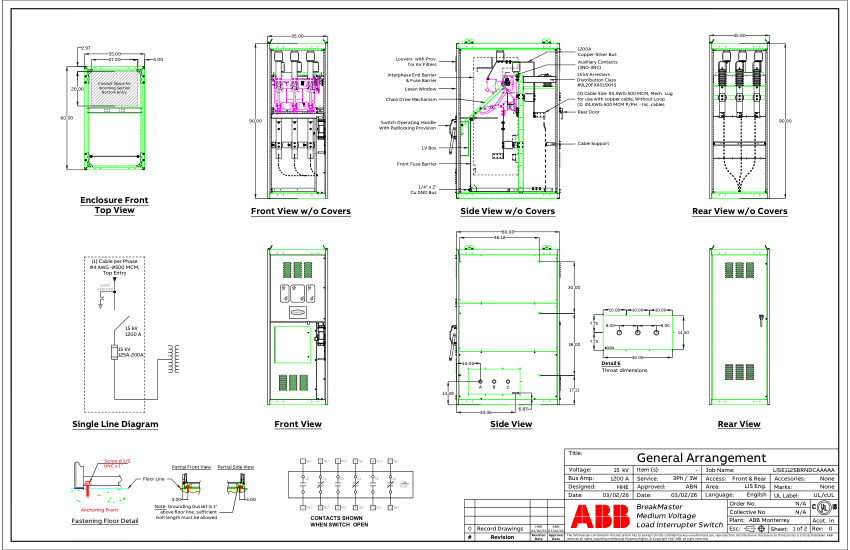 ABB 9AKK108472A6948 cut sheet — first page