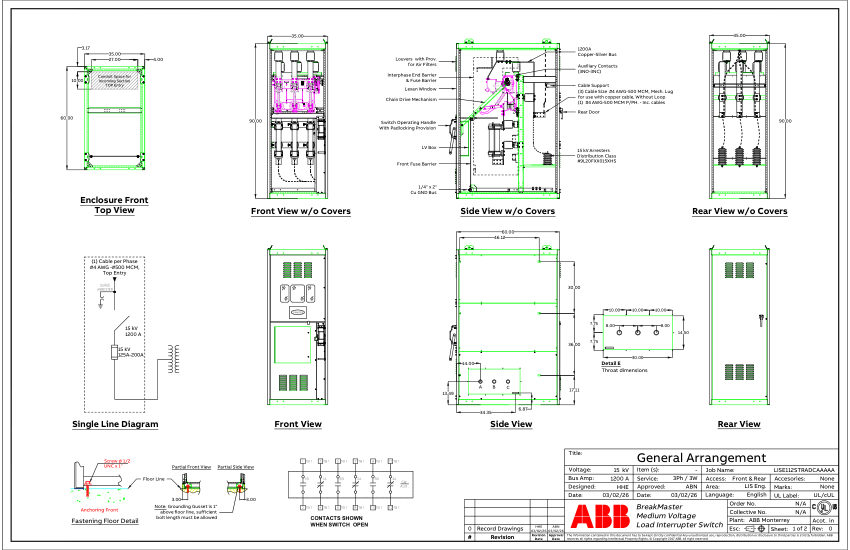 ABB 9AKK108472A6953 cut sheet — first page