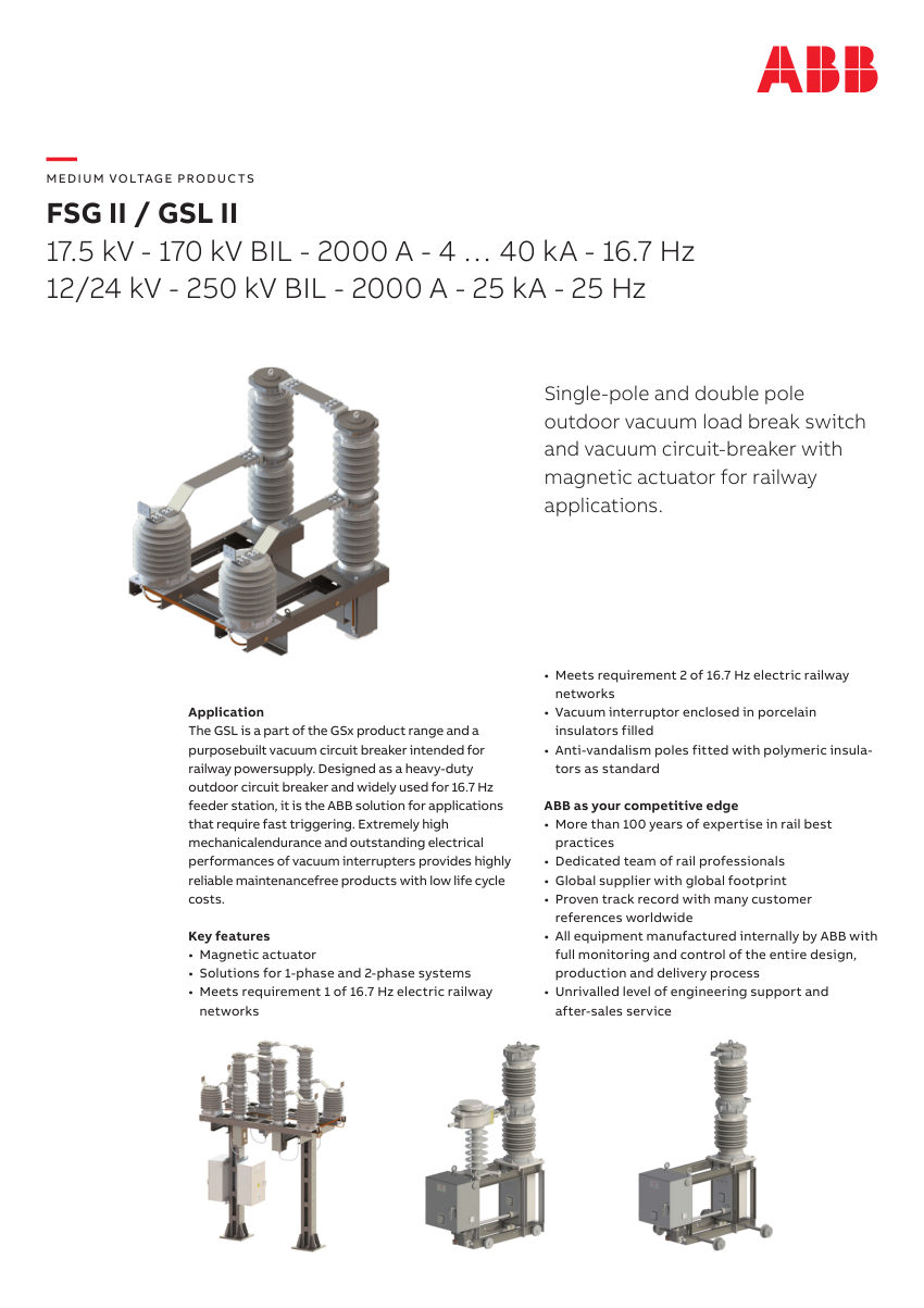 ABB LO1100205-200V1E cut sheet — first page