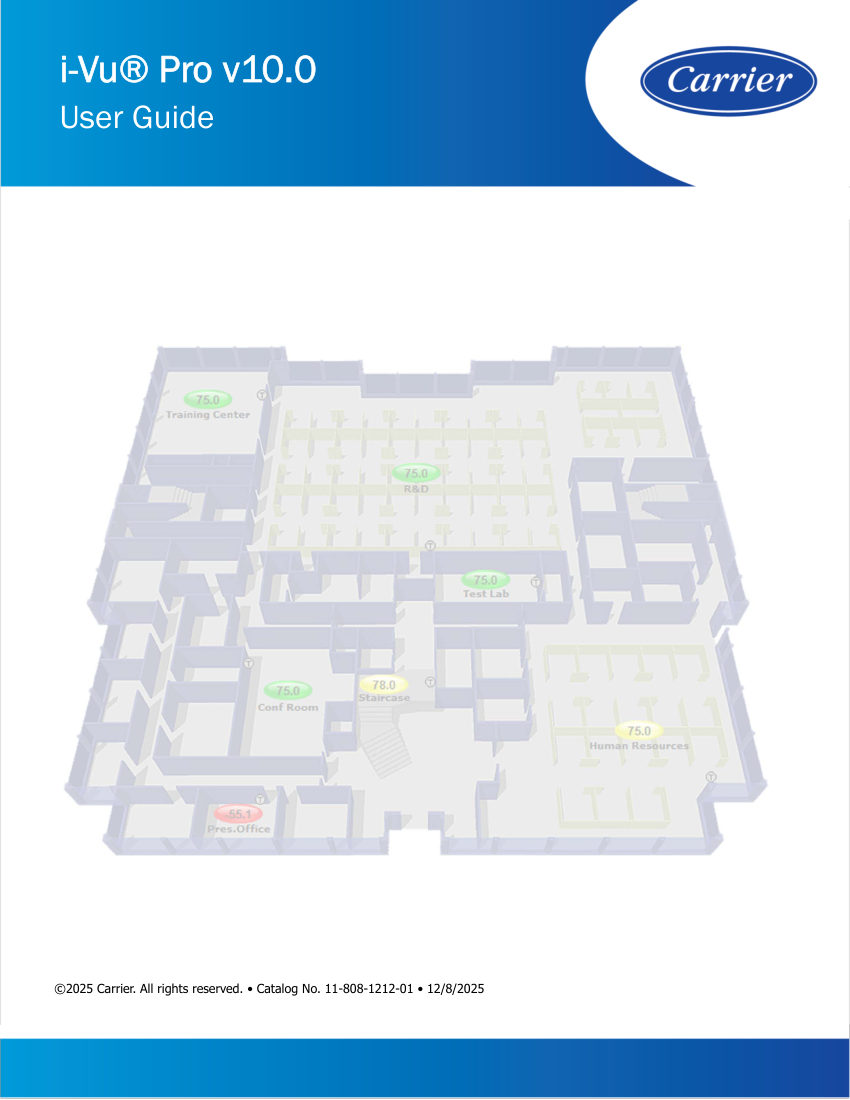 Carrier 11-808-1212-01 cut sheet — first page