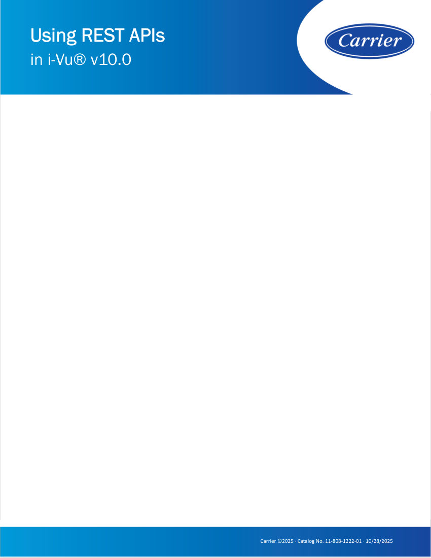 Carrier 11-808-1222-01 cut sheet — first page