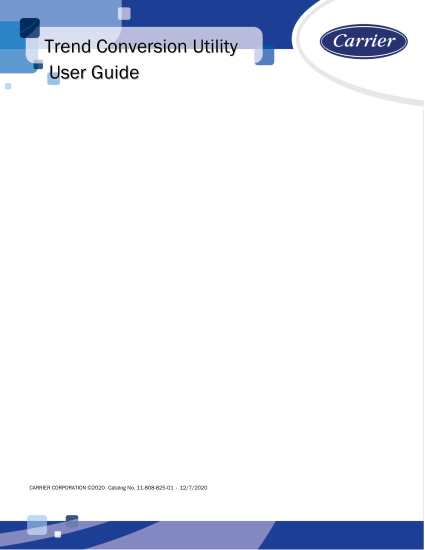 Carrier 11-808-825-01 cut sheet — first page