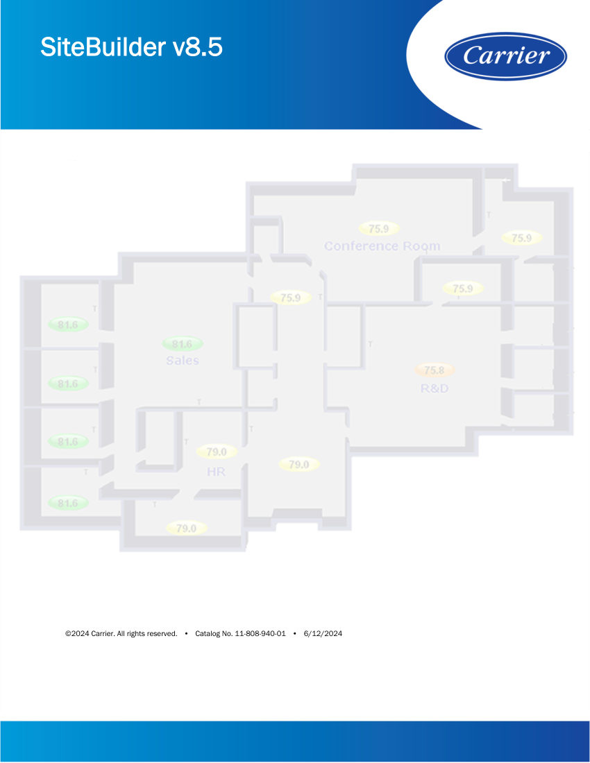 Carrier 11-808-940-01 cut sheet — first page