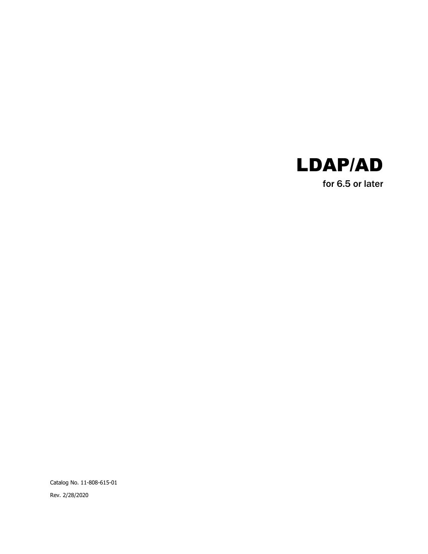 Carrier ADD-LDAP cut sheet — first page
