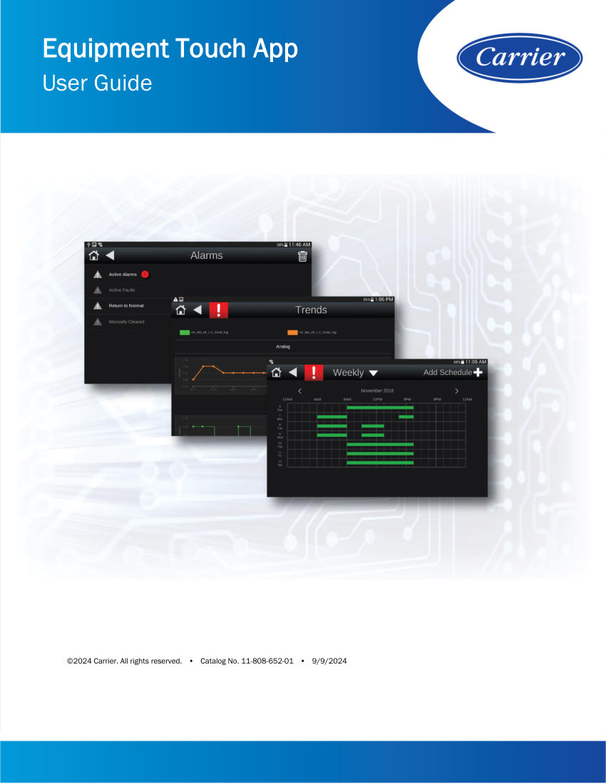 Carrier EQT1-4-CAR cut sheet — first page