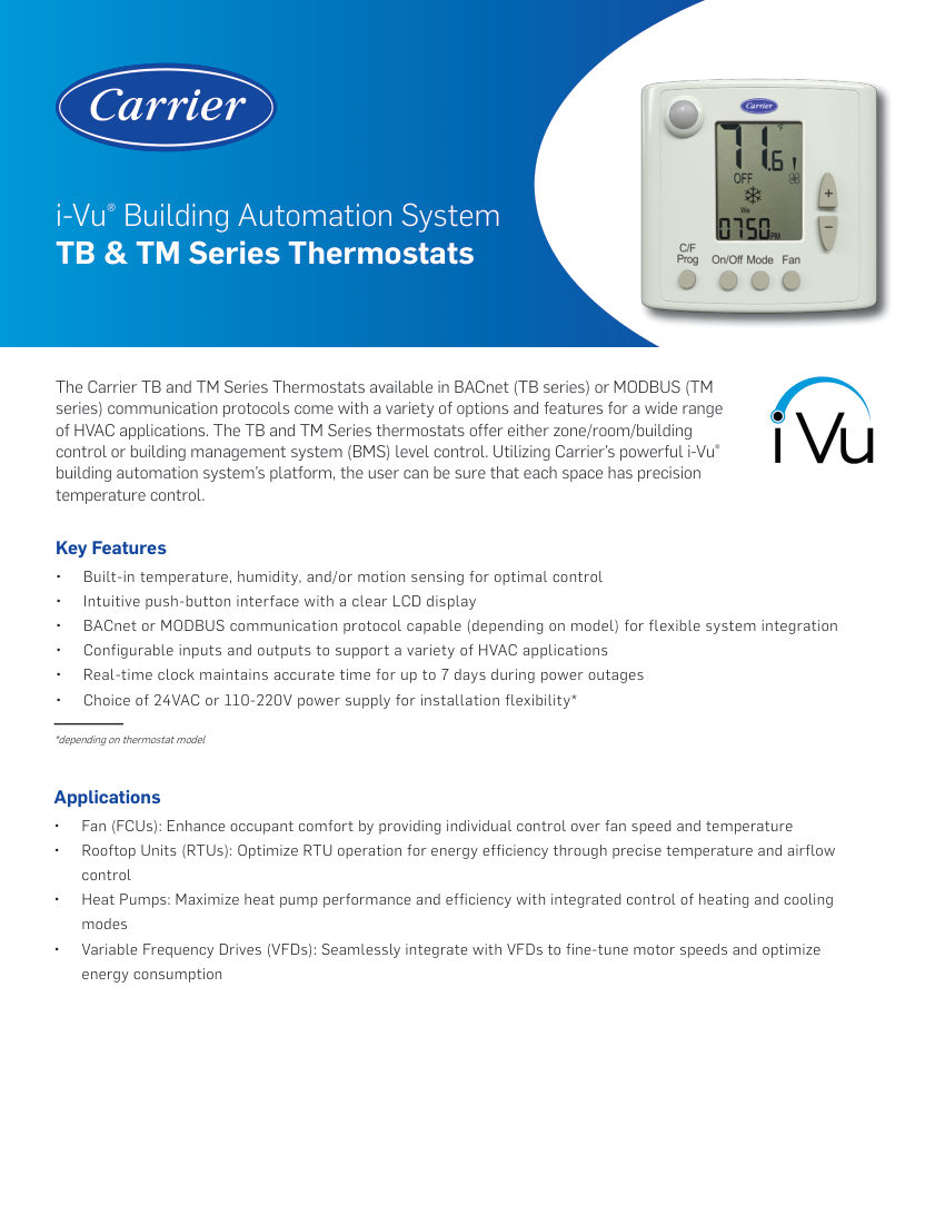Carrier TB-24-C cut sheet — first page