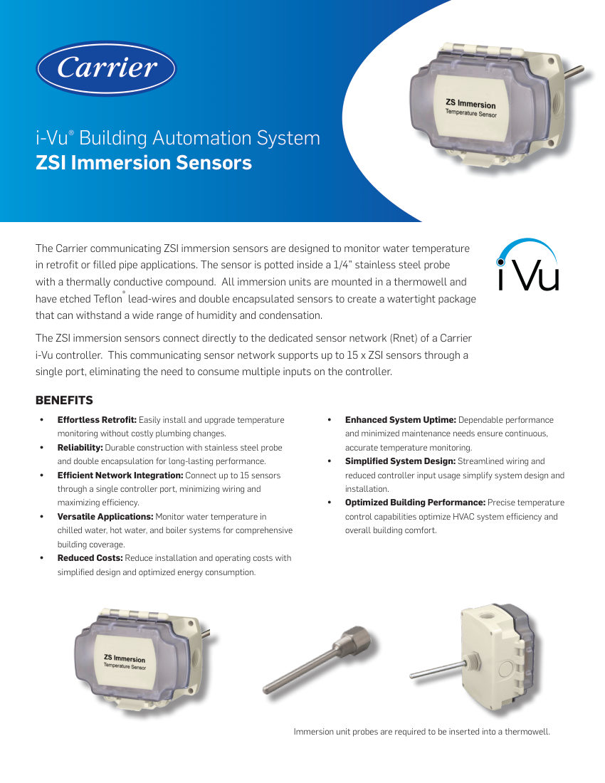 Carrier ZSI-B-2-6-B cut sheet — first page