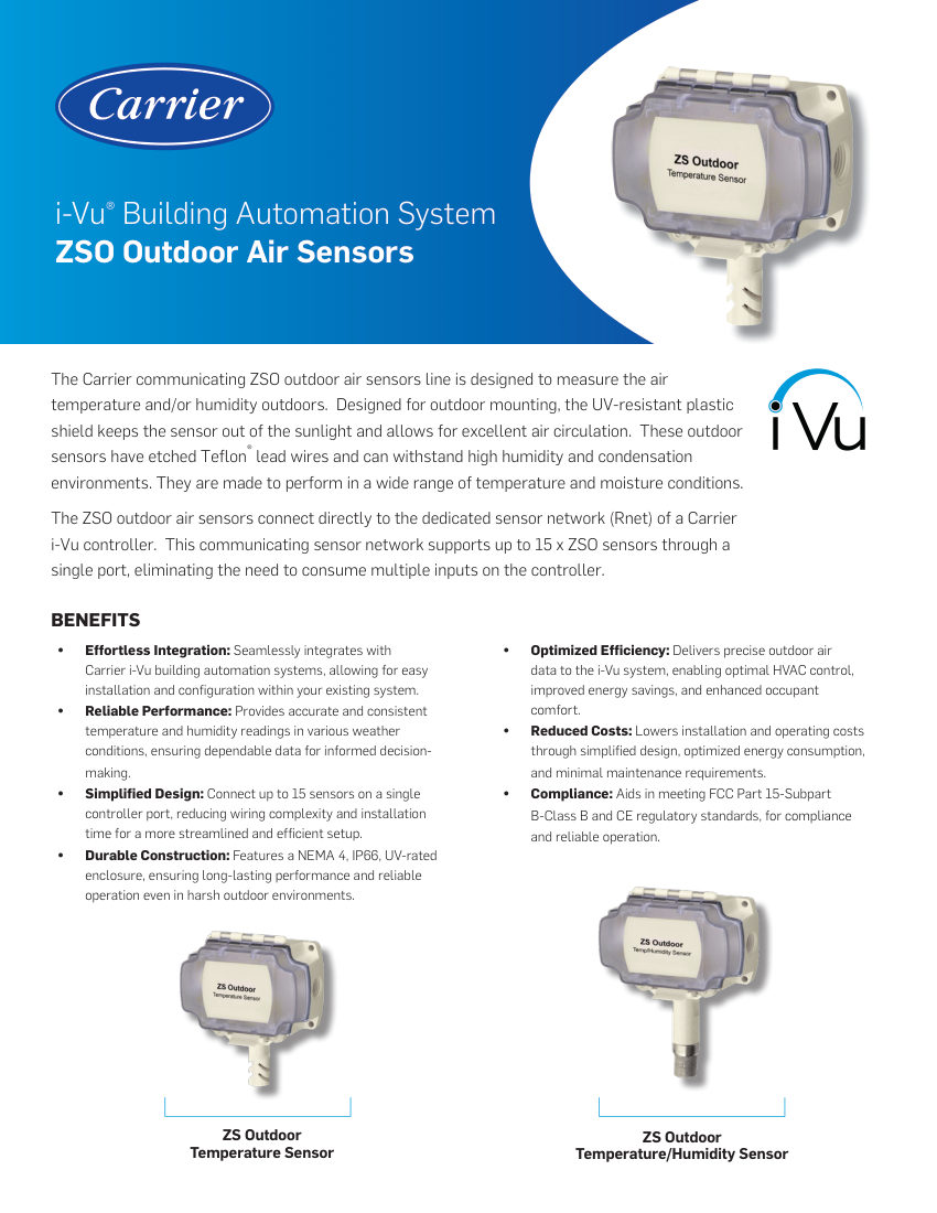 Carrier ZSO-S-2-6-B cut sheet — first page