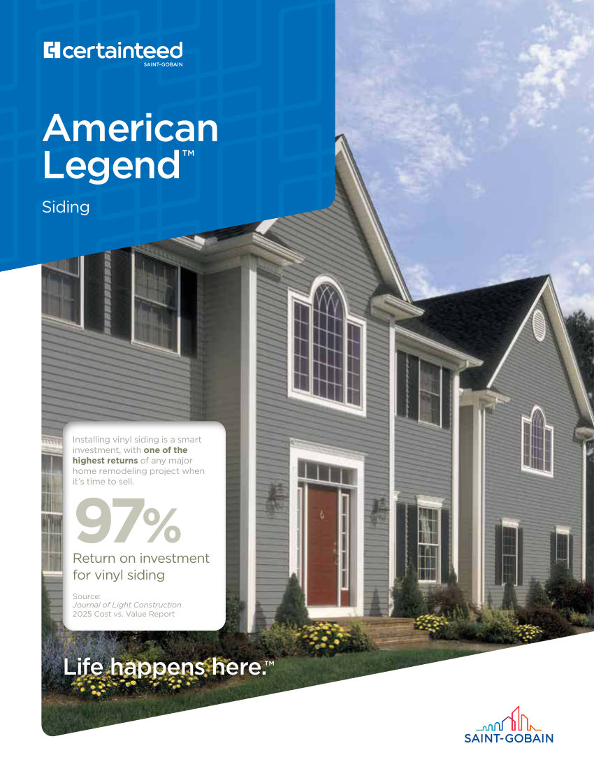 CertainTeed american legend hobrochure 04 00 25 US EN 2307 cut sheet — first page