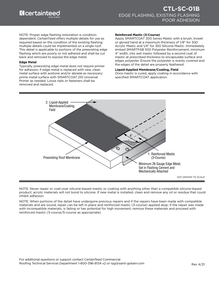 CertainTeed CTL-SC-01B cut sheet — first page