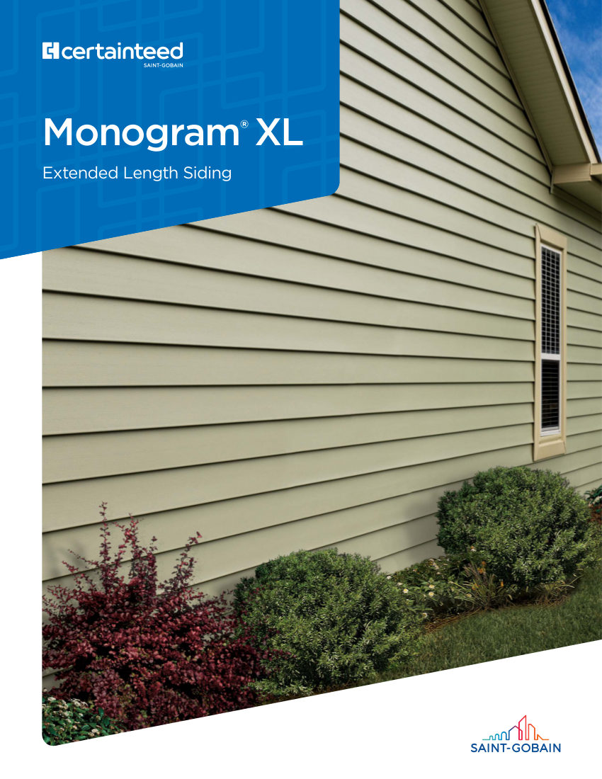 CertainTeed MonogramXLBrochure 04 00 07 US EN 2306 cut sheet — first page