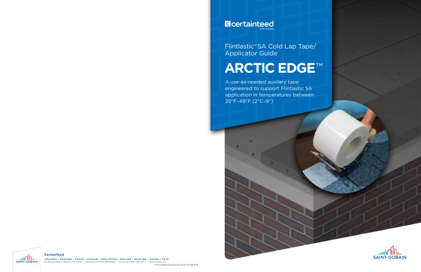 CertainTeed Product Selection Guide - Low-Slope Roofing cut sheet — first page