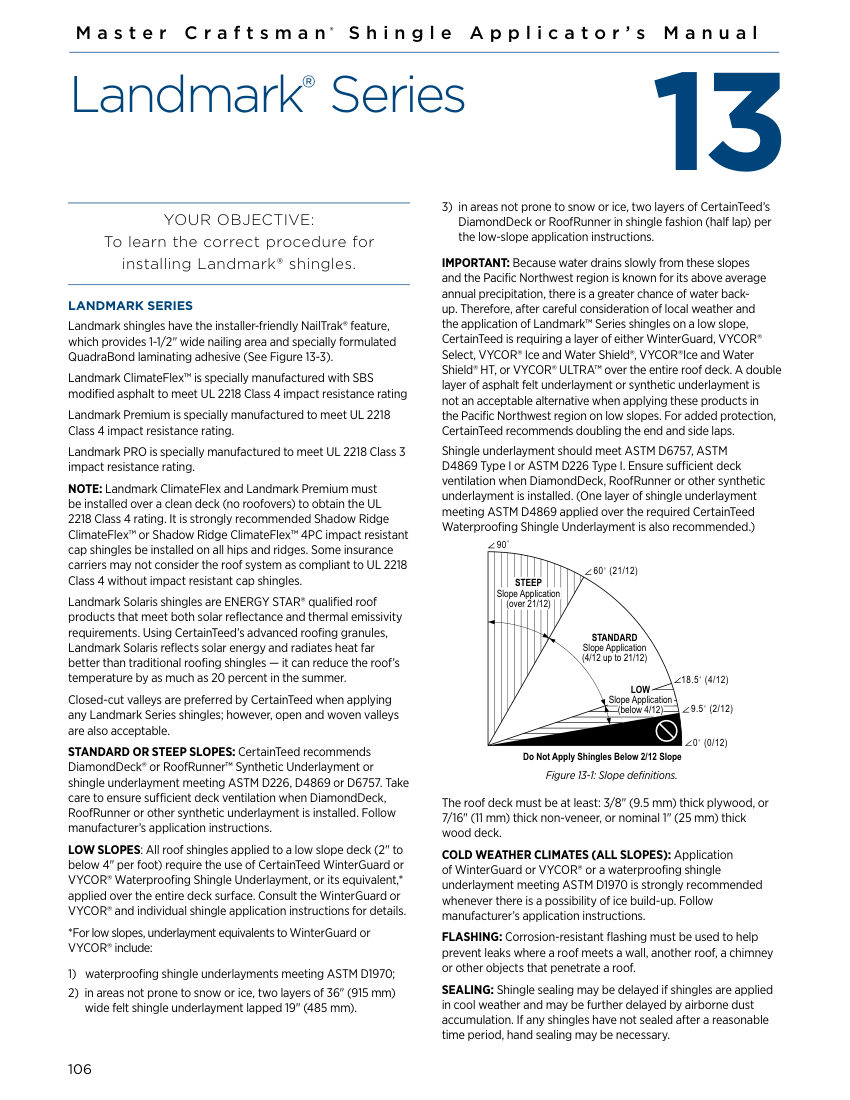 CertainTeed sam manual chapter13 13 03 5418 NA EN 2601 cut sheet — first page