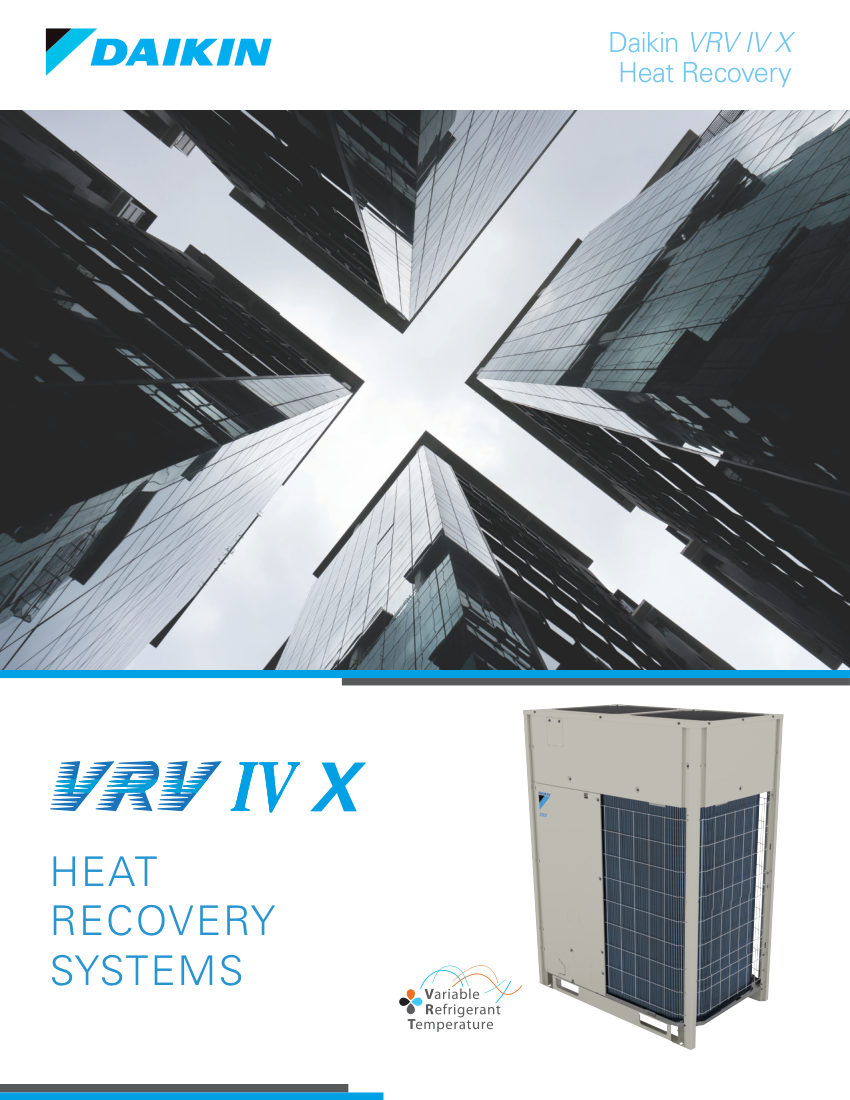 Daikin REYQ72XBTJA cut sheet — first page