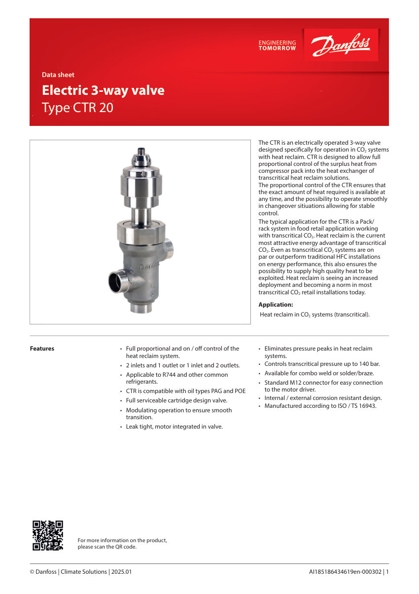 Danfoss 027H7244 cut sheet — first page