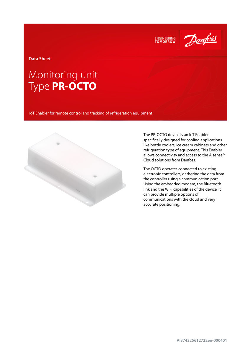 Danfoss 300B5071 cut sheet — first page