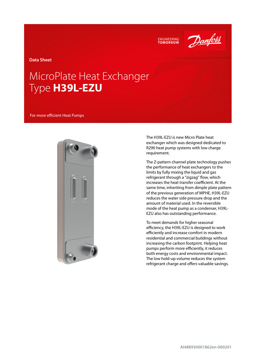 Danfoss AI488930001862en-000201 cut sheet — first page