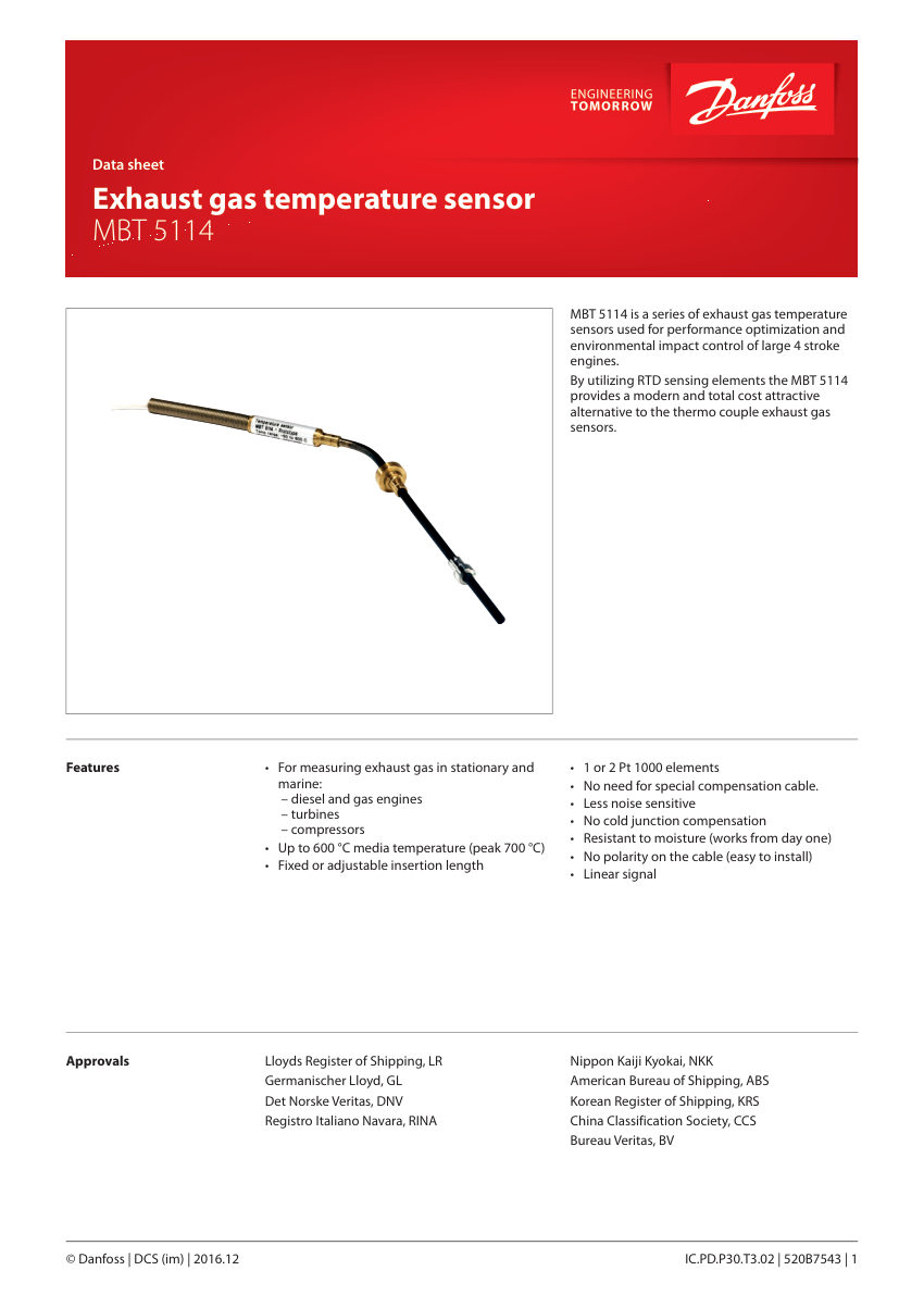 Danfoss IC.PD.P30.T3.02 cut sheet — first page