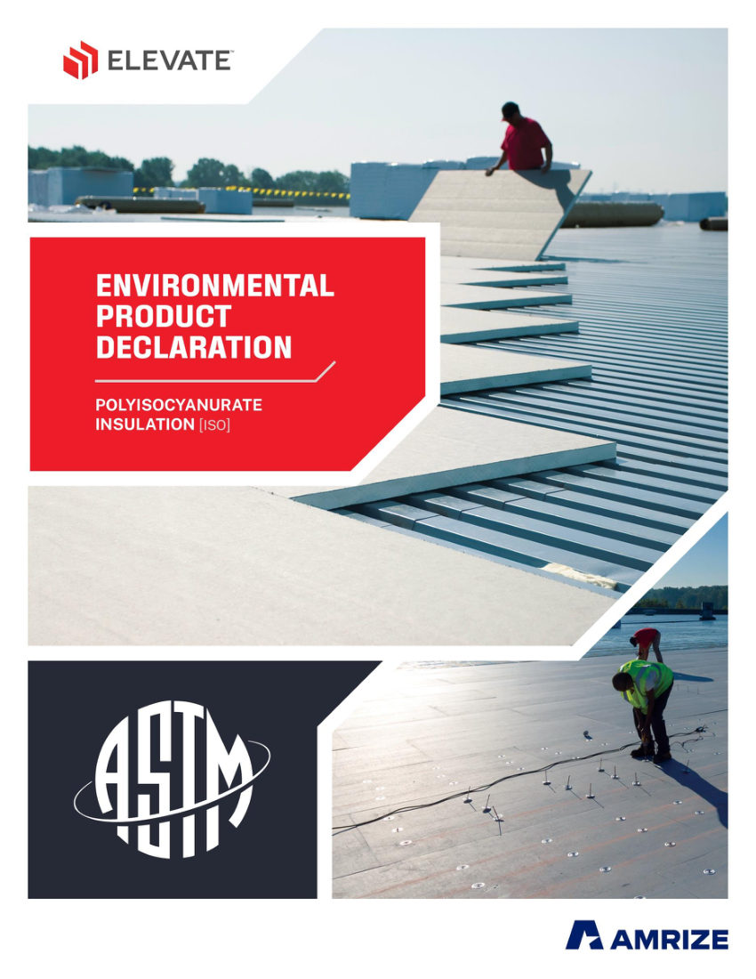 Elevate EPD 881 - Elevate Polyiso - Deforest, WI cut sheet — first page