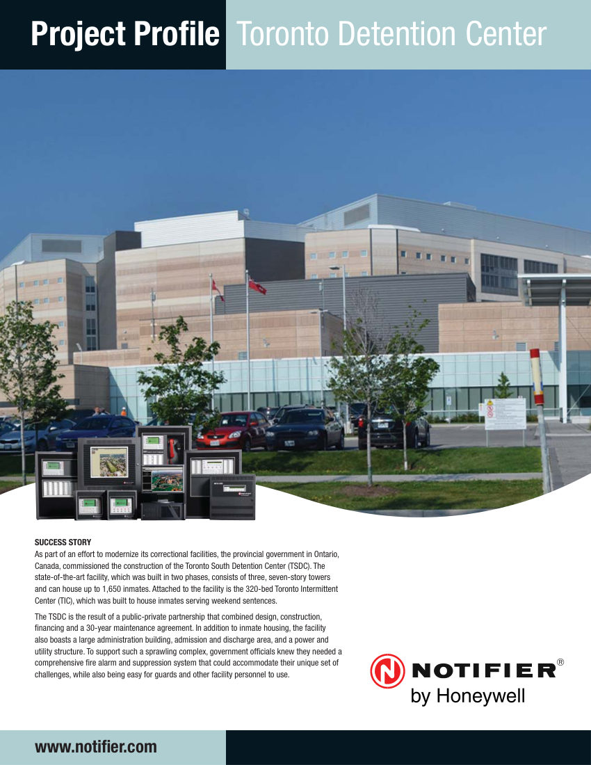 Honeywell Fire NFS2-3030 cut sheet — first page