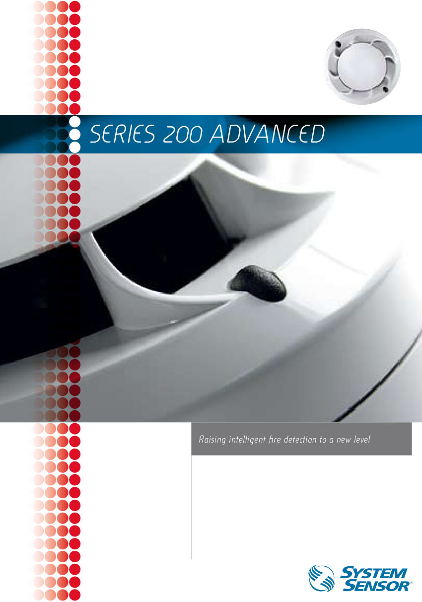 Honeywell Fire SERIES 200 ADVANCED cut sheet — first page