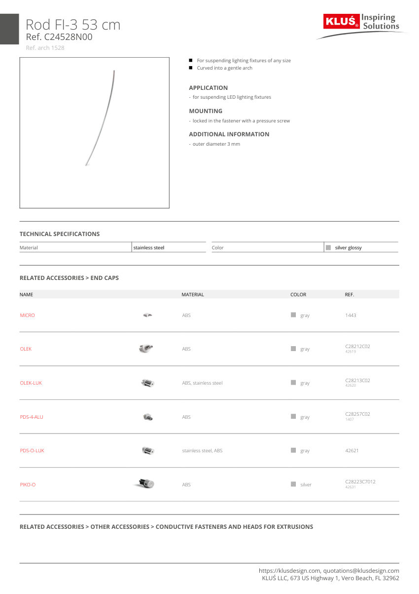 Klus Design KLUS-467 cut sheet — first page