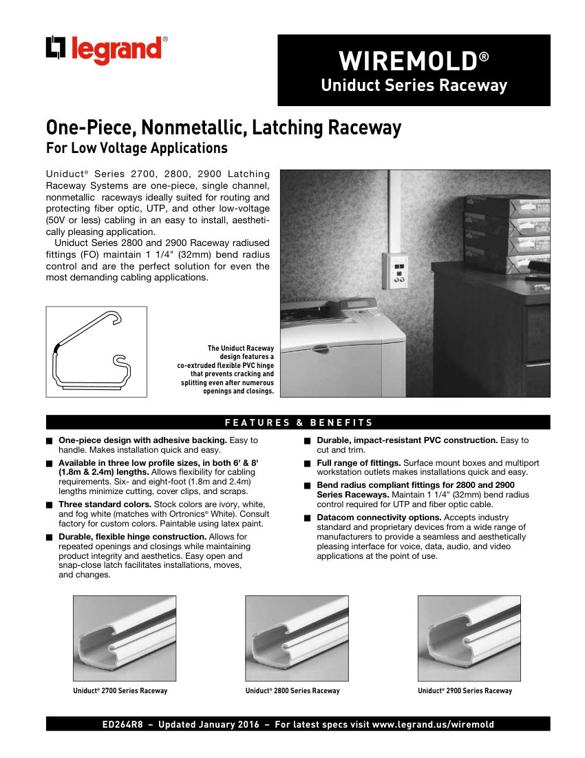 Legrand 2700 cut sheet — first page