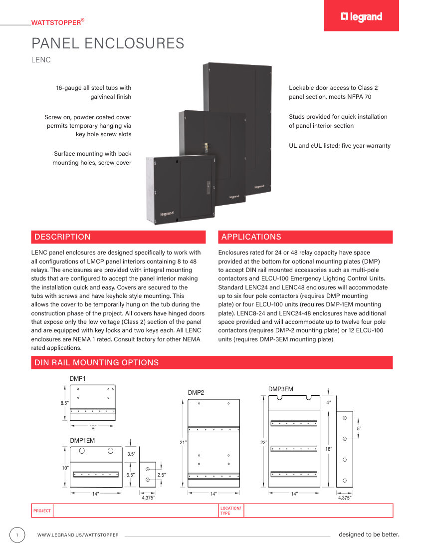 Legrand 27224 cut sheet — first page