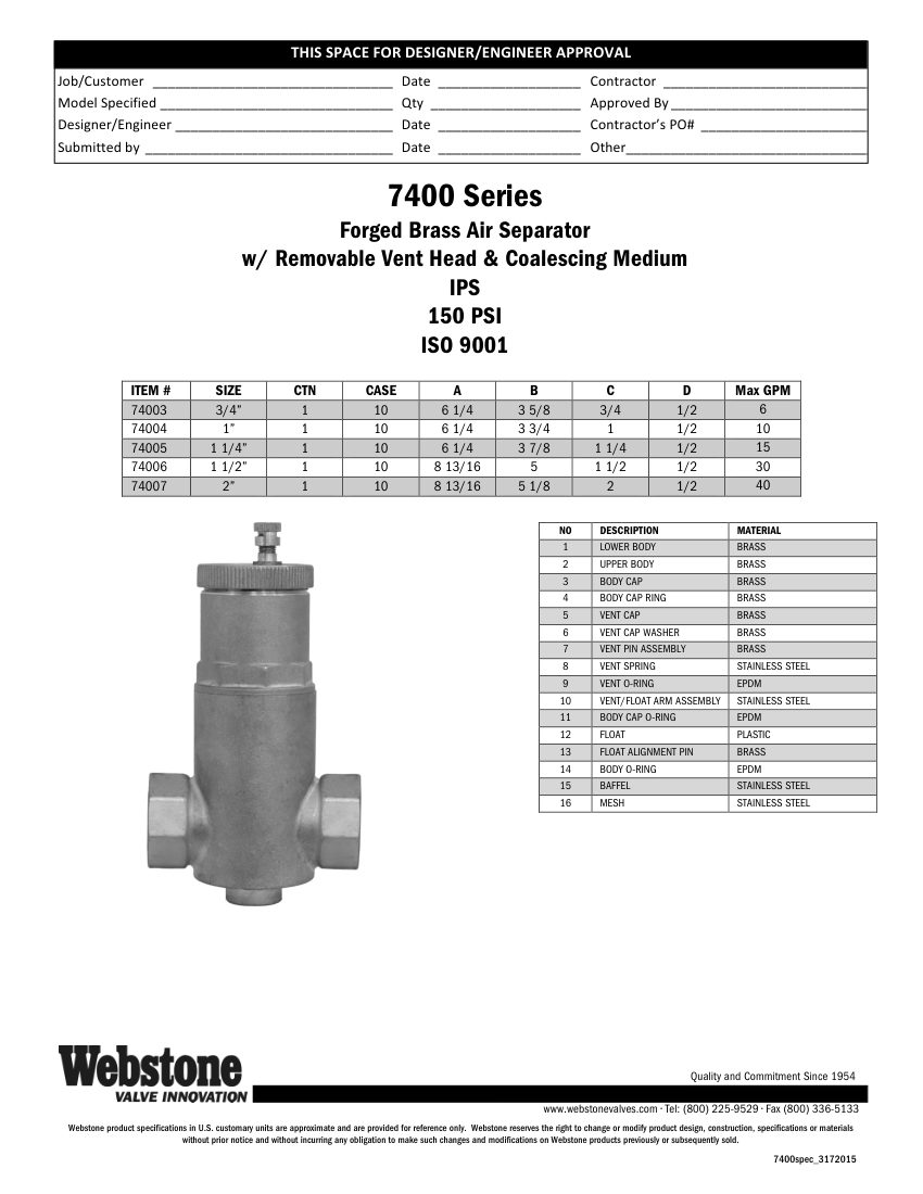 NIBCO H-7x00_ZSpec cut sheet — first page