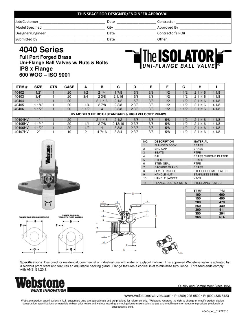 NIBCO H-x040_ZSpec cut sheet — first page