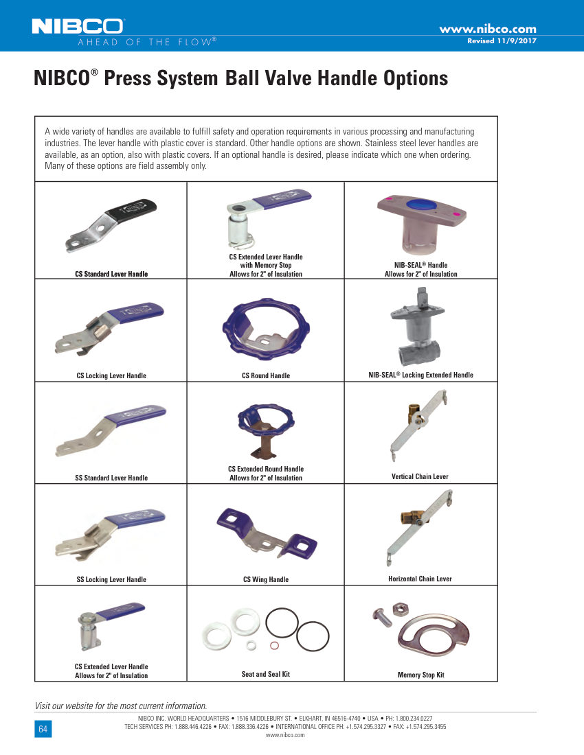 NIBCO pressaccess cut sheet — first page