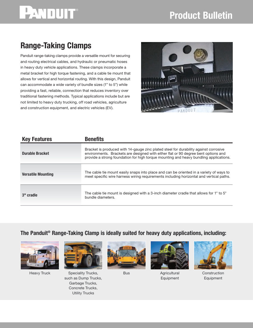 Panduit CMCB6 cut sheet — first page