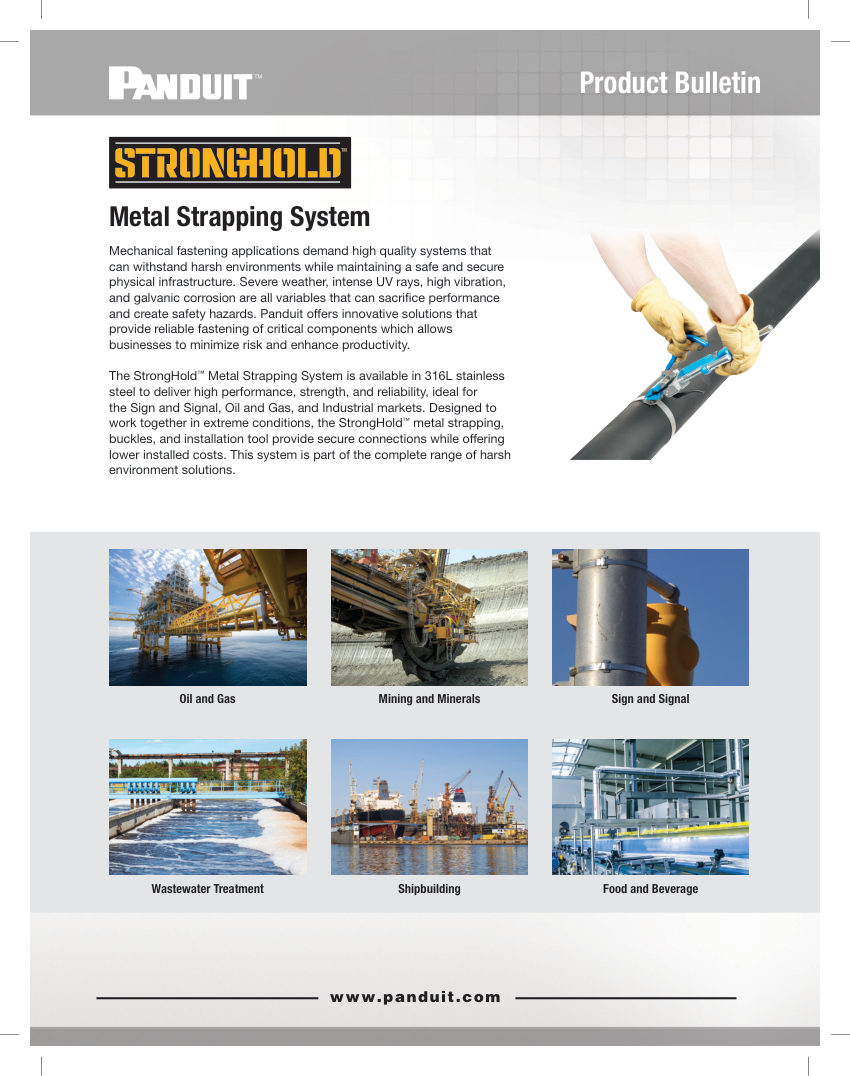 Panduit IMS9.5T35-QR6L cut sheet — first page
