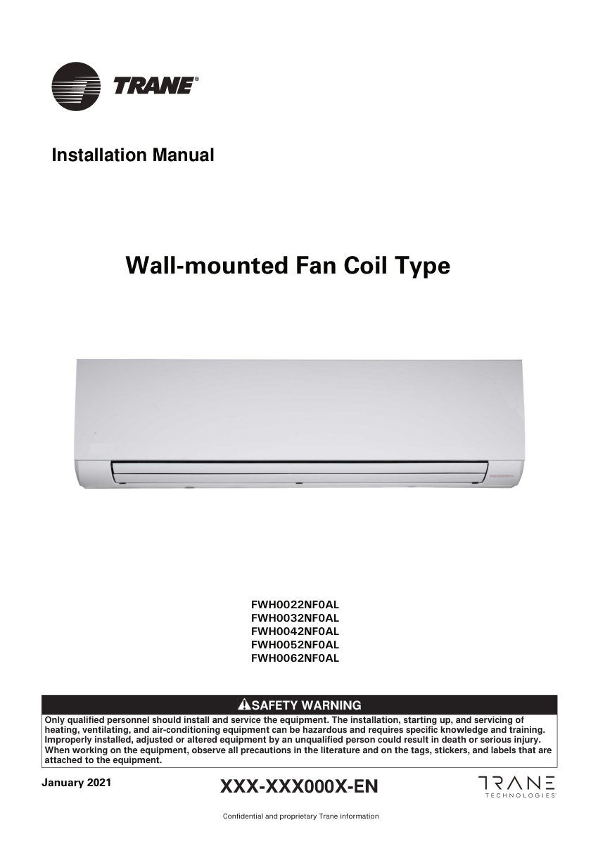 Trane MC-SVN004A-EN_04072021 cut sheet — first page