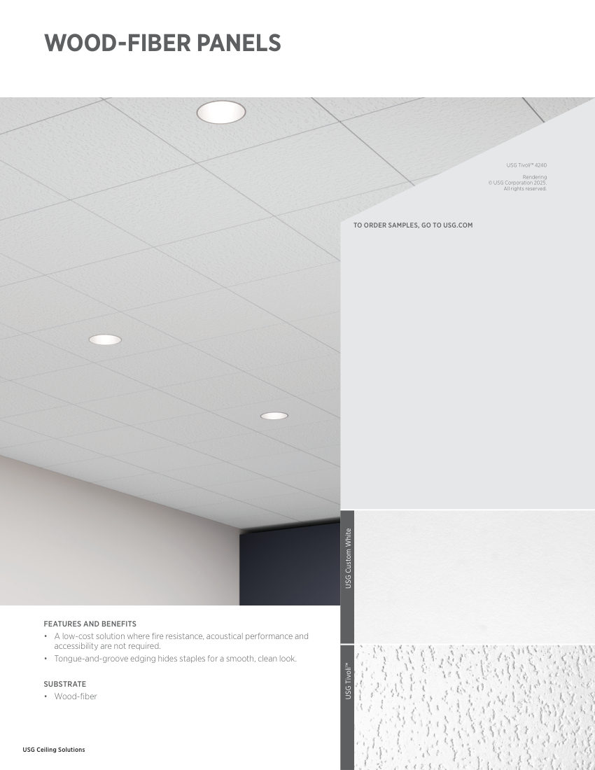 USG 4290 cut sheet — first page
