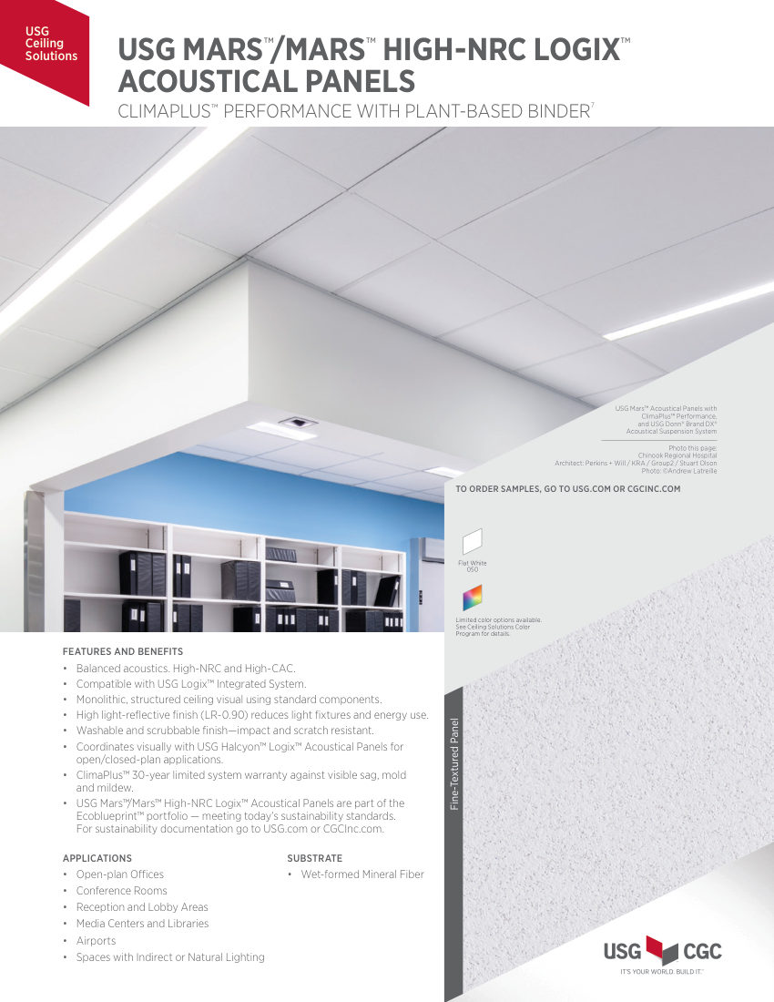 USG 80182 cut sheet — first page