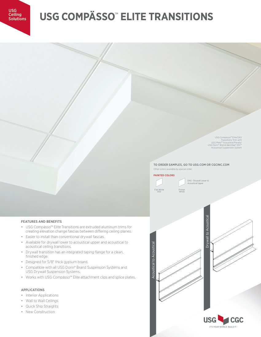 USG ALSFTACAC210 cut sheet — first page