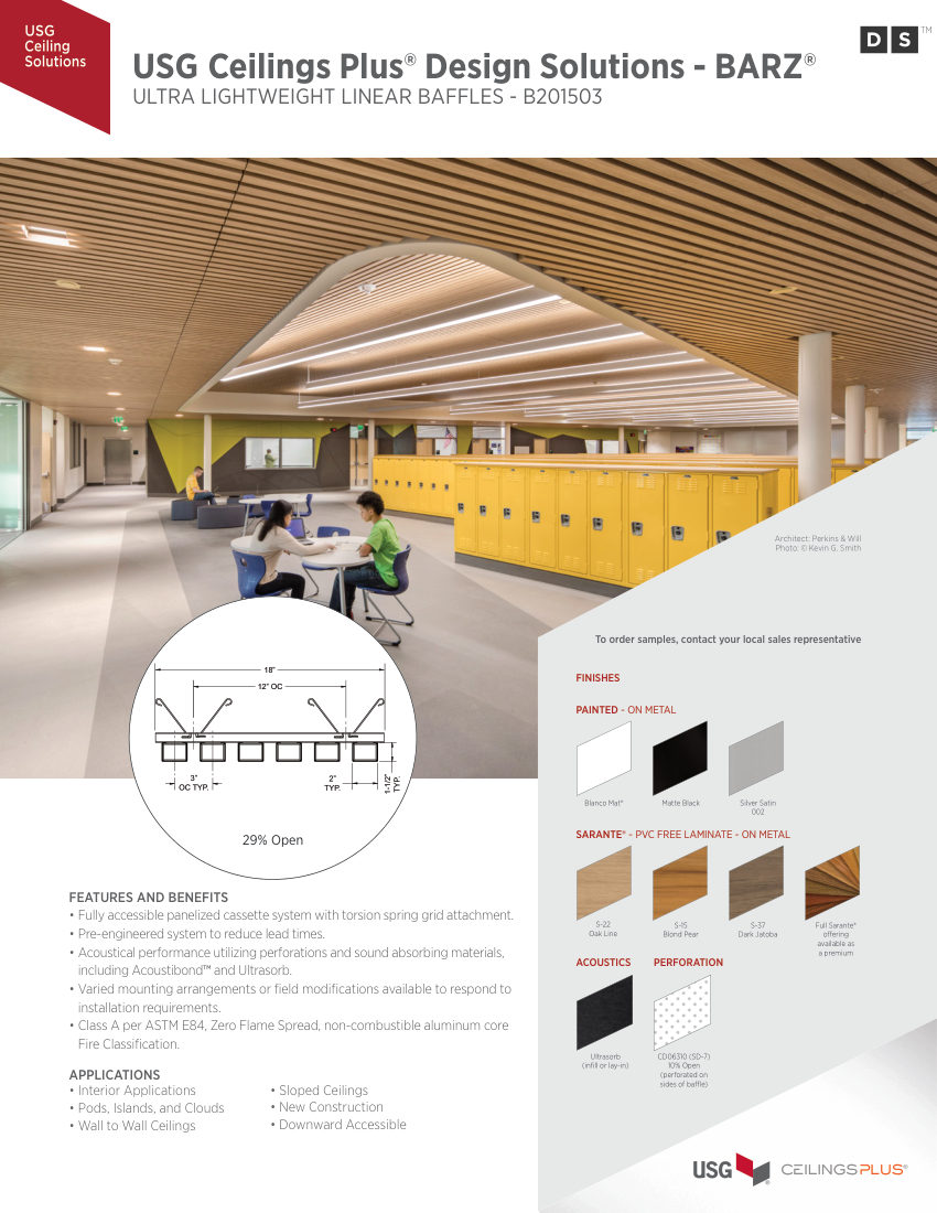 USG B201503 cut sheet — first page