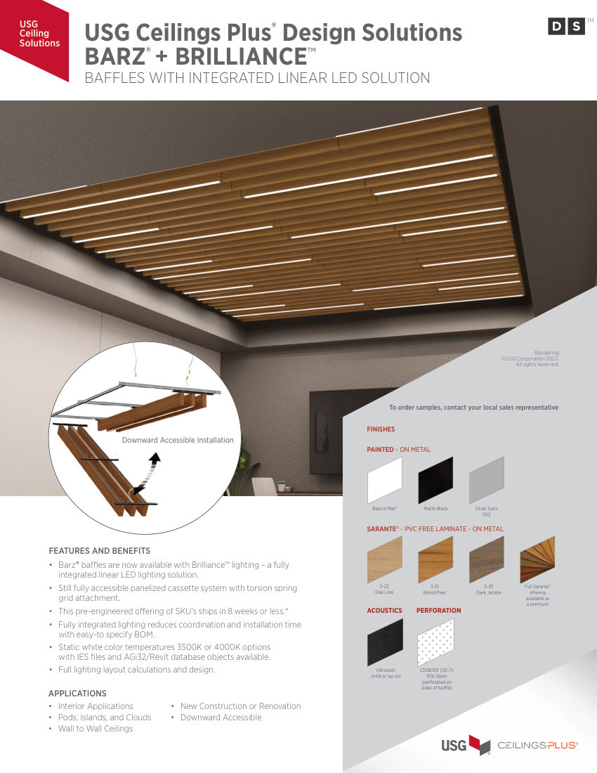 USG IC307329 cut sheet — first page